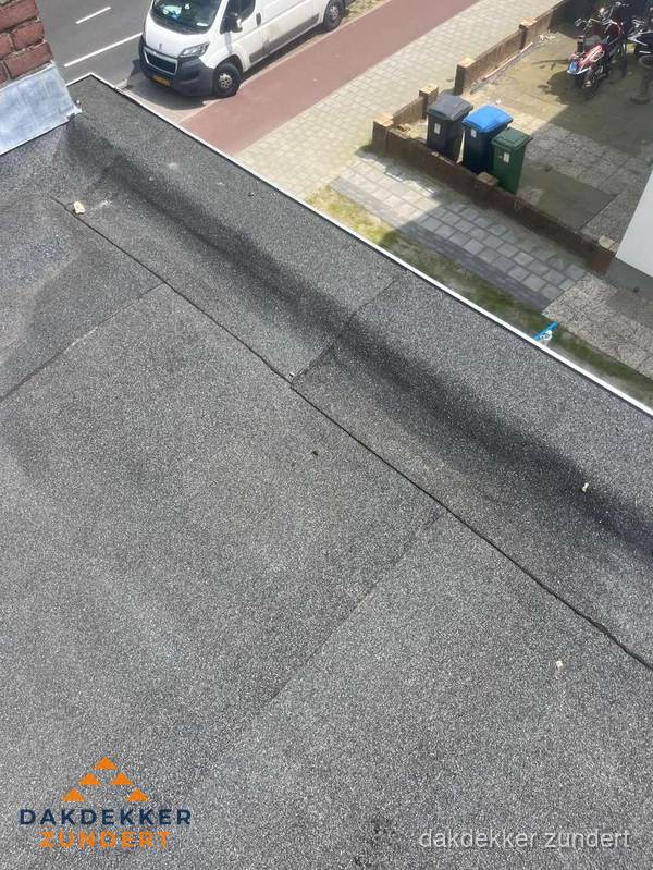 Kosten dakisolatie: plat dak met bitumen dakbedekking in Zundert