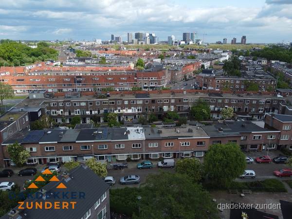 Luchtfoto van daken in woonwijk Zundert Luchtfoto van daken in woonwijk Zundert